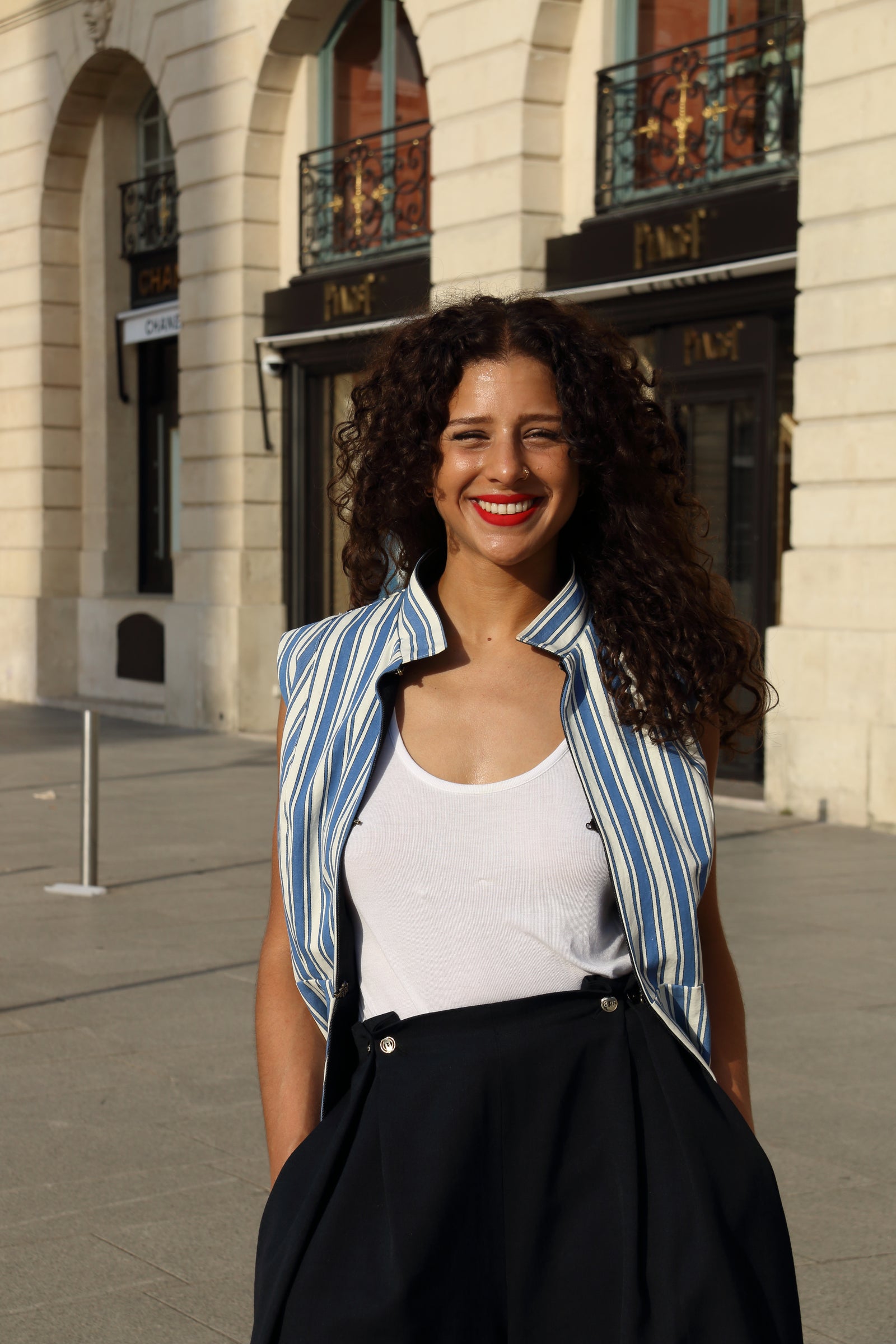 Veste sans manches Valéria - Teran Conde Paris - Made in France